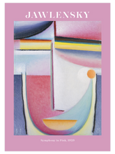 Jawlensky Symphony in Pink - Art Print